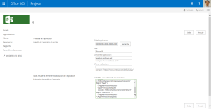 Informations sur l'ajout de l'application